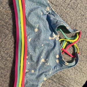 Kids blue cloud swimsuit.